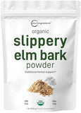 Organic Slippery Elm Bark Powder - Soothe Throat & Cough Naturally (1lb)