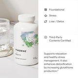 Thorne Research - Glycine - Amino Acid Support for Relaxation, Detoxification, and Muscle Function - 250 Capsules