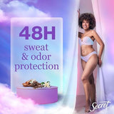 Women's 48 Hour Antiperspirant Deodorant - Long Lasting Sweat and Odor Protection, Gentle Formula, Brown Sugar Scent, 4.1 oz Pack of 3