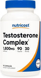 Nutricost Testosterone Support Complex (90 Capsules) -1800mg Per Serving