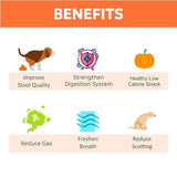 Happy Olly Natural Pumpkin Pieces - Wholesome Pet Treats for Dogs