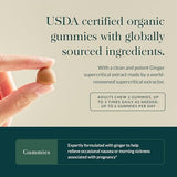 Gaia Herbs Organic Nausea Relief Gummies - Ginger & Lemon (60 Gummies)