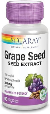 Solaray Grape Seed Extract with Bioflavonoids - 60 VegCaps