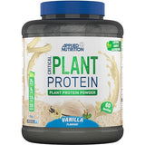 Applied Nutrition Critical Plant Vegan Protein Powder - Vanilla - 1.8kg (60 Servings) - Dairy-Free, SOYA, Pea & Brown Rice Protein
