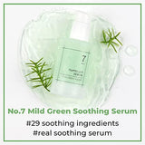 numbuzin No.7 Mild Green Soothing Serum – Centella & Green Tea for Acne-Prone, Redness-Prone Skin