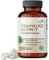 Futurebiotics, Vitamin K2 as MK-7, 100 mcg, 100 Vegetarian Capsules .