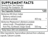 Thorne Research - Berberine-500 - Botanical Compound To Support Blood Sugar Metabolism - 60 Capsules