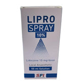 Lipro 10% Lidocaine Local Anesthetic Spray