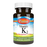 Carlson Labs Vitamin K2 MK-7 45 mcg - 90 Soft Gels | Bone & Heart Health