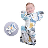 Premium Cotton Newborn Swaddle Sleep Sack with Zipper (0-3 Months)