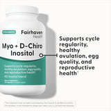 Fairhaven Health, Myo + D-Chiro Inositol, 240 Capsules