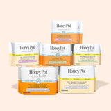 The Honey Pot Company, Herbal-Infused Cotton Pads with Wings, Organic Incontinence Overnight, 16 Count