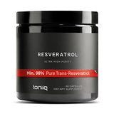 Toniiq Ultra High Purity Resveratrol Capsules - 98% Trans-Resveratrol, 60 Caps
