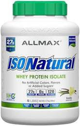 ALLMAX, ISONatural™, Whey Protein Isolate, Vanilla, 5 lbs (2.27 kg)
