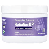 California Gold Nutrition HydrationUP® Electrolyte Drink Mix | Grape Flavor | Calcium, Potassium, Vitamin C & E | 8 oz (227 g)