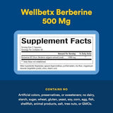 WellBetX Berberine 500mg - 120 Capsules for Blood Sugar Support
