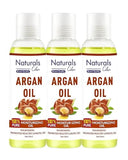 100% Pure Argan Oil Moisturizing 118ml Nourishing Hair Care Oil Pack of 3