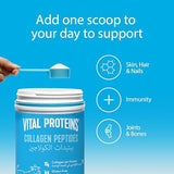 Vital Proteins Collagen Peptides 284 G Unflavoured Bovine Sourced Food Supplement Powder