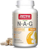 Jarrow Formulas N-Acetyl Glucosamine (NAG) - 700mg, 120 Veggie Capsules for Joint Support