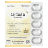 California Gold Nutrition LactoBif 5 Probiotics 5 Billion CFU - 60 Veggie Capsules