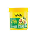 Cosmo Hair Care Soft & Shine Hydrating Avocado & Shea Butter Styling Gel 450g | Flake-Free Firm Hold Gel for Men & Women