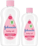 Johnson's Baby Oil 500ml + 200ml Free - Gentle Skin Softener