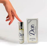 Rifas Don French Fragrance Roll-On Perfume Oil - Alcohol-Free, 6ml, Pack of 12, White