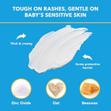 Triple Paste Diaper Rash Cream 16 Oz - Pediatrician-Recommended, Soothes & Prevents Diaper Rash, Hypoallergenic Formula with Botanicals