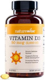 NatureWise, Vitamin D3, 50 mcg (2,000 IU), 360 Softgels