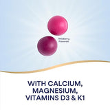 Nature's Way Kids Growing Bones & Muscles - Calcium & Vitamin D Gummies, Wildberry Flavor, 60 Count