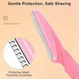 12 Pcs Eyebrow Razor for Women & Men - Facial Hair Remover & Dermaplaning Tool with Safety Cover