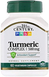 21st Century Turmeric Complex 500mg - 60 Veggie Caps