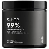Toniiq Ultra High Strength 5HTP Capsules - 99%+ Pure 12:1 Extract - 200mg for Mood & Sleep Support