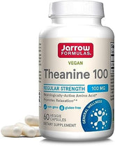 Jarrow Formulas L-Theanine 100mg - 60 Veggie Caps - Calm & Focus Support