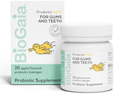BioGaia Prodentis Kids Probiotic for Oral Health - Apple-Flavored Lozenges for Healthy Teeth, Gums, and Fresh Breath