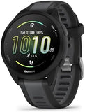 Garmin Forerunner 165 Music GPS Running Smartwatch - Black/Slate Grey