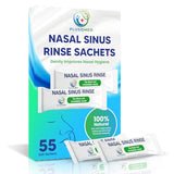 Sinus Rinse Salt Sachets - 55 Pack Neti Pot Refills