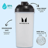 Myprotein Shaker Bottles (2-Pack) - 600ml Blue/Clear - Perfect for Sharing
