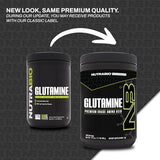 NutraBio L-Glutamine: Pure Amino Acid Powder (500g)