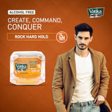 Vatika Naturals Menz Extreme Hold Hair Gel 250ml - 24H Strong Hold, No Alcohol