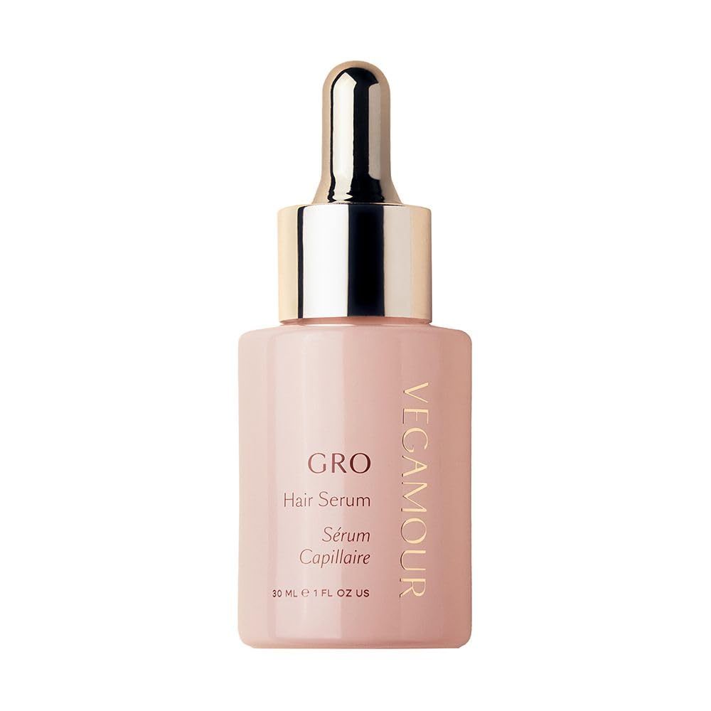 VEGAMOUR GRO Hair Serum for Thicker, Visibly Longer Hair - Vegan Hair Growth Serum for Thinning Hair & Hair Loss