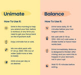 Unimate Feel Great Balance: 60 Tips & 30 Lemon Flavor Envelopes