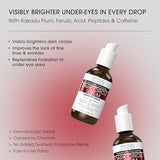 Advanced Clinicals Dark Circle Under Eye Serum - Anti-Aging Treatment for Puffy Eyes & Crows Feet (1.75 Fl Oz)