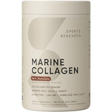 Sports Research Marine Collagen Peptides Powder (Dark Chocolate) | Post-Workout Recovery & Beauty Support