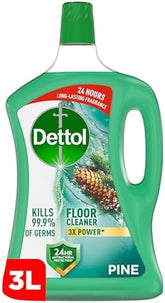 Dettol Power Floor Cleaner, Pine Scent (3L)