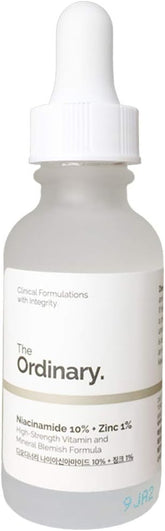 The Ordinary Niacinamide 10% + Zinc 1% Serum - 30ml for Clear, Blemish-Free Skin