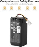 eufy Robot Vacuum Replacement Battery Pack - Compatible with 15C MAX, G40, G30, G20 Series - High-Capacity, Long-Lasting Power for Your Robot Vacuum