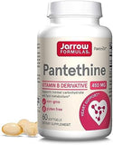 Jarrow Formulas Pantethine 450mg - 60 Soft Gels for Cardiovascular Health