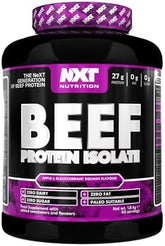 NXT Nutrition Beef Protein Isolate: Paleo & Keto Friendly Muscle Recovery Powder (1.8kg)