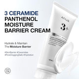 ANUA 3 Ceramide Moisture Barrier Cream, Hydrating Face Moisturizer, Skin Barrier Support, Normal Skin, 100ml
